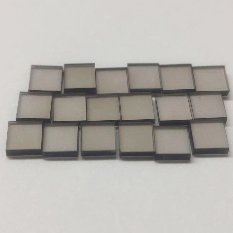 Monocrystaline Uncut CVD Lab Grown Diamonds 3x3x1.5mm Brownish Color