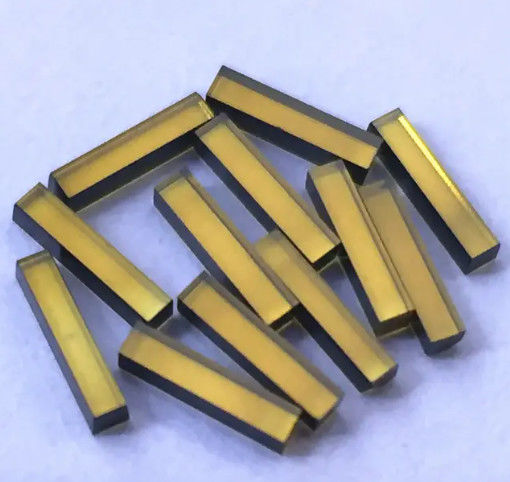 3 X 0.6 X 0.6mm 4 X0.8 X0.8mm MCD Diamond Sticks Mono Crystal Diamond Hpht Yellow
