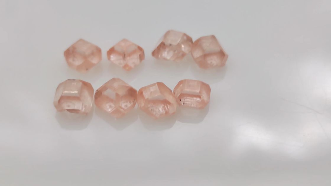 HPHT CVD Pink Diamond Rough Uncut Diamond For Jewelry Pink  Large Size Diamond