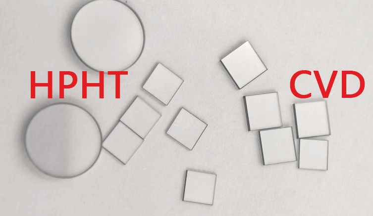 HPHT IIA Type Colorless White Diamond Plate Lab Grown Diamond Plate 111 110 100 Orientation square Round Shape