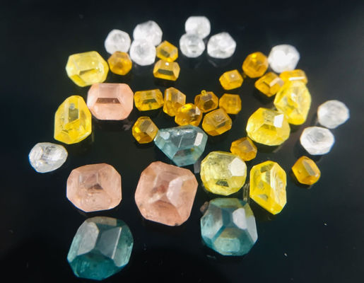 HPHT Pink Bule Green Yellow Uncut Diamond CVD Lab Grown Colored Rough Diamond