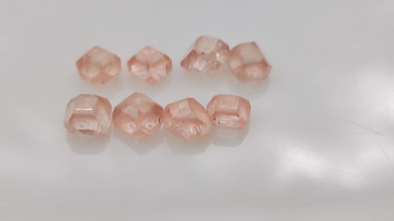 HPHT CVD Pink Diamond Rough Uncut Diamond For Jewelry Pink  Large Size Diamond