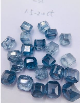 Rough Blue Lab Grown Diamonds HPHT Industrial Synthetic Diamond For Cutting Process