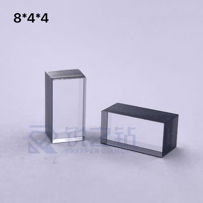 Polished Optical Grade Single Crystal Diamond Cube For Laser Heads Customizable